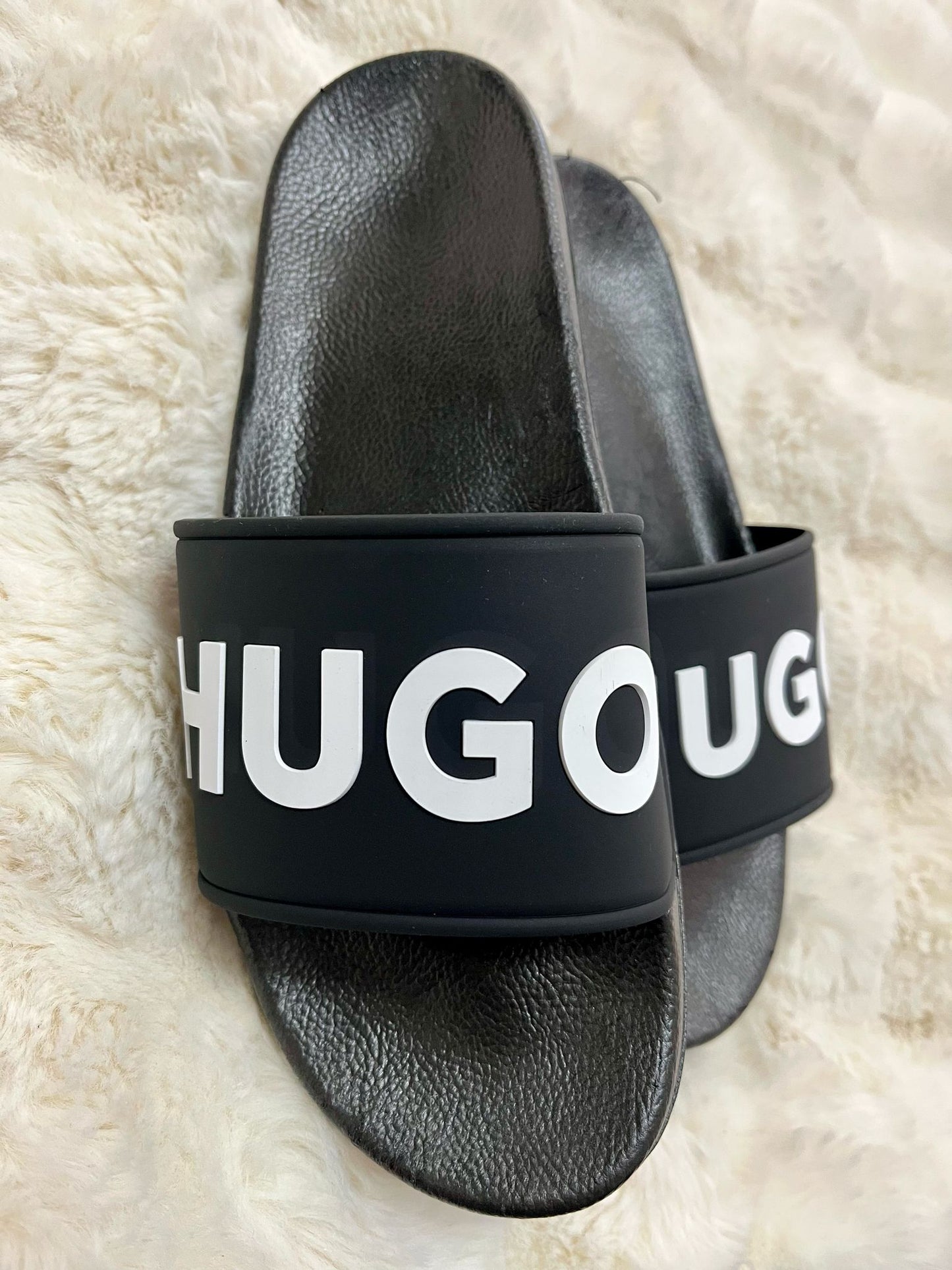 Papuci Barbati HGO Negru/Alb