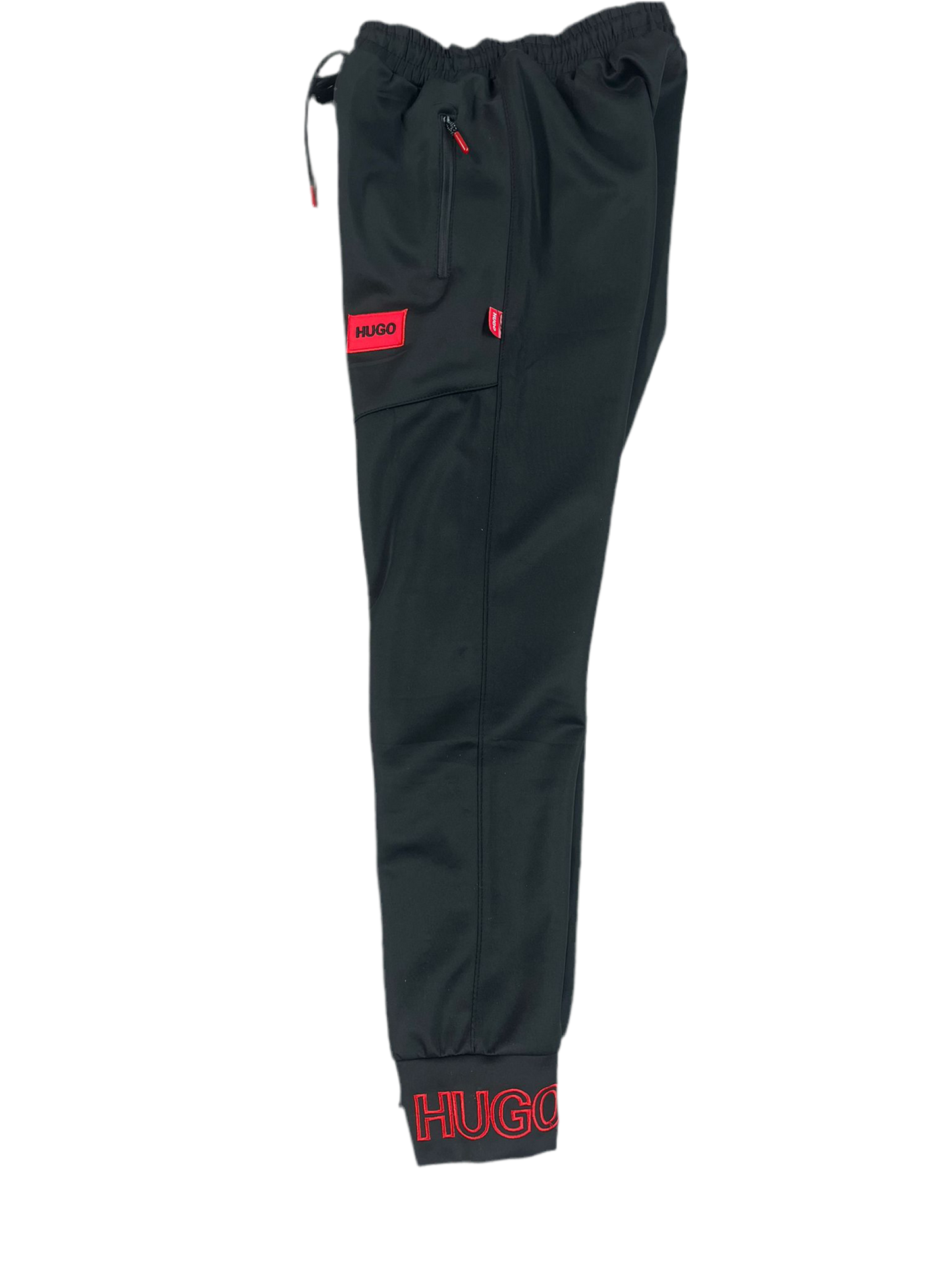 Pantalon Barbat Hgo Negru/rosu