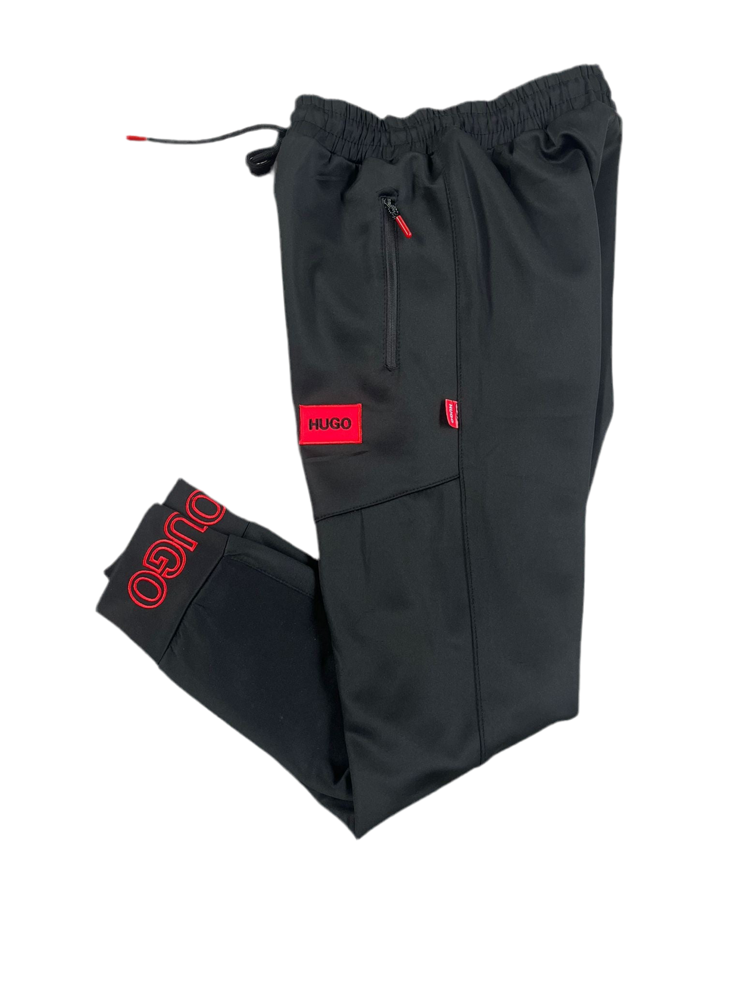 Pantalon Barbat Hgo Negru/rosu