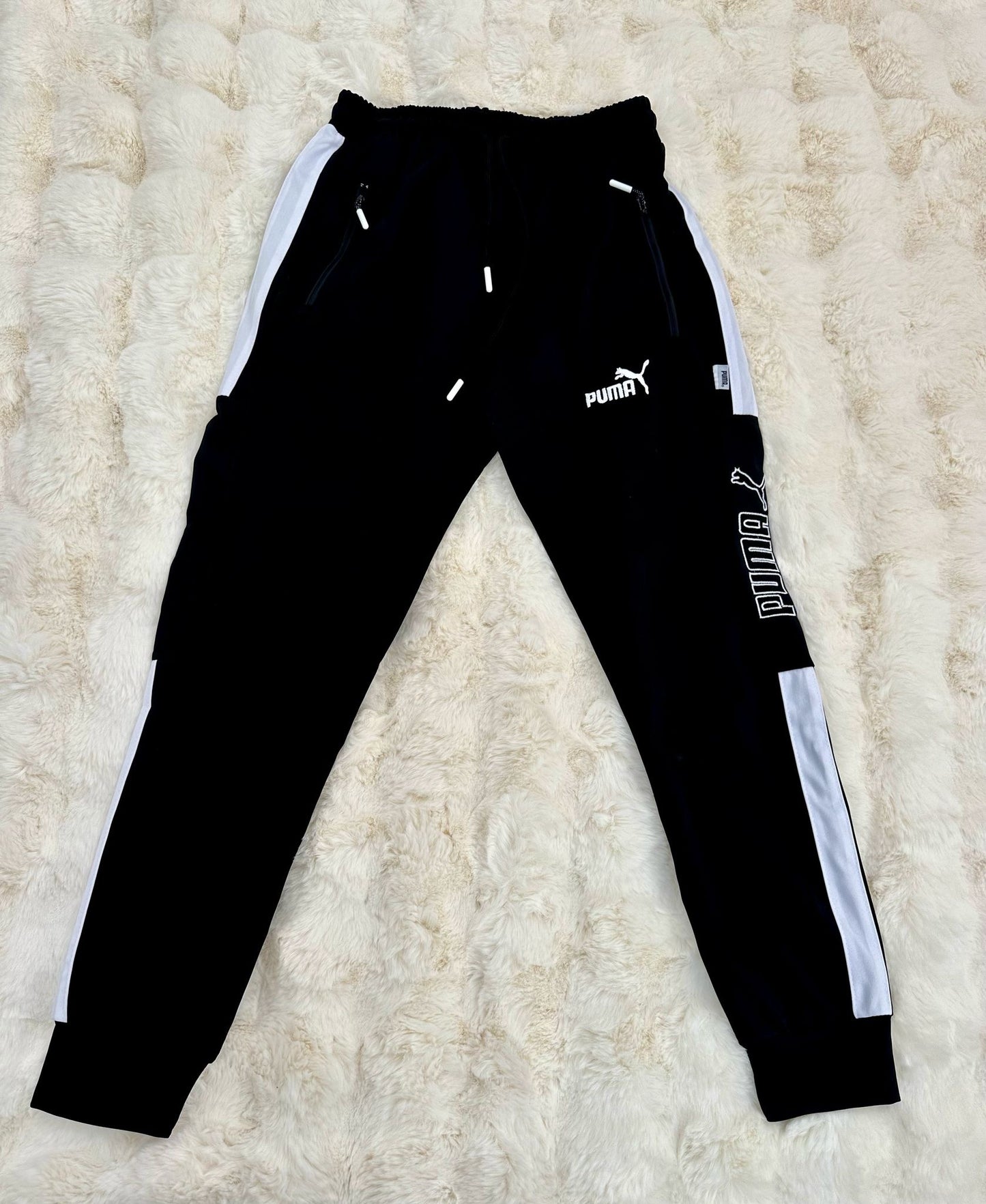 Pantalon Barbat PMA Negru/Alb