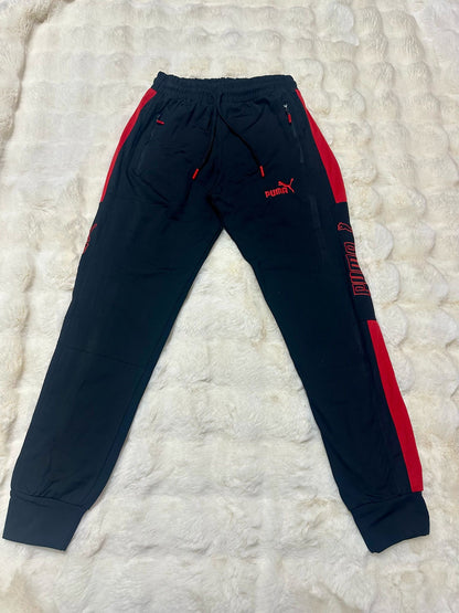 Pantalon Barbat PMA Negru/Rosu