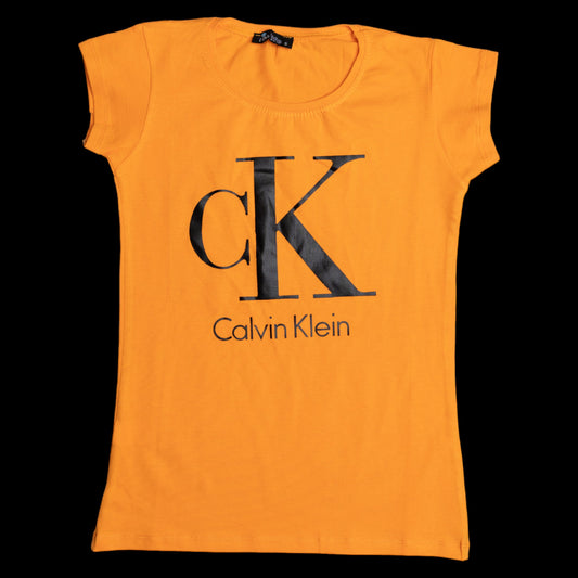 Tricou Dama CK Portocaliu