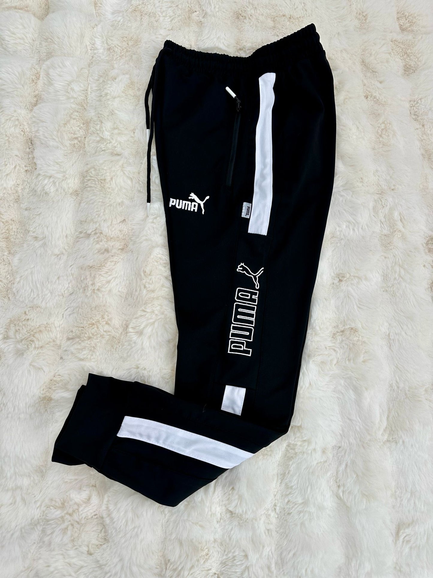 Pantalon Barbat PMA Negru/Alb