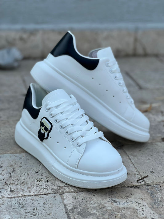 Carl Alb/Negru (Cadou Tricou+Sosete)